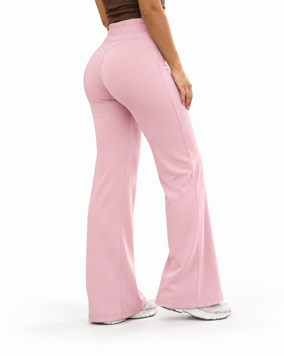 Flared Sportbroek met Hoge Taille