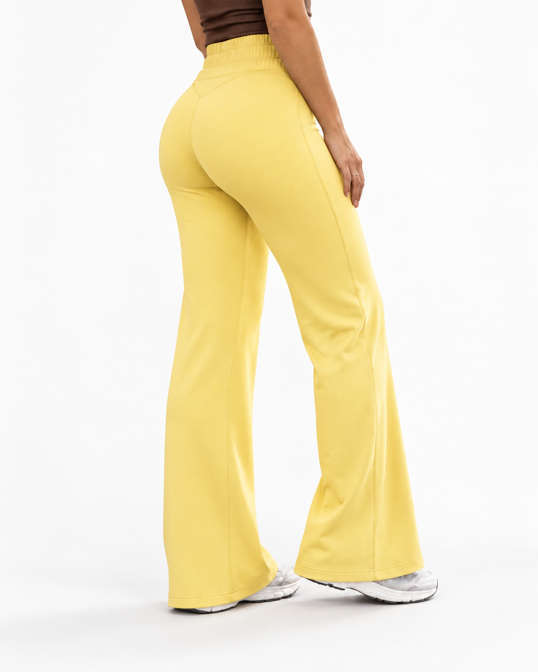 Flared Sportbroek met Hoge Taille