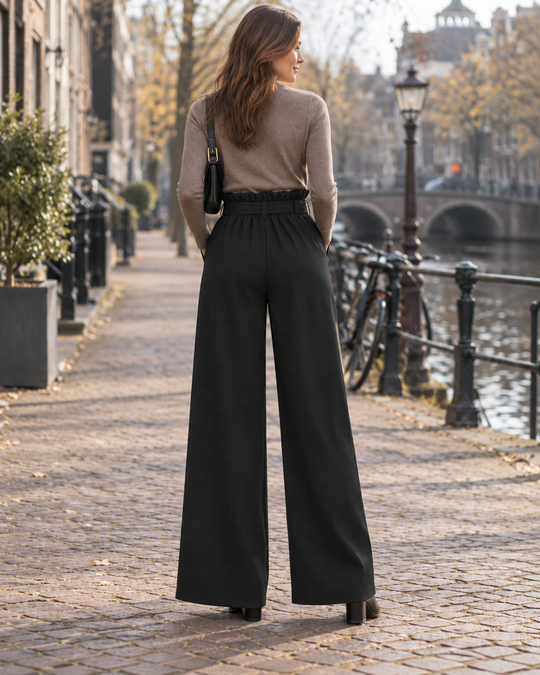 Paperbag Broek met Strikceintuur