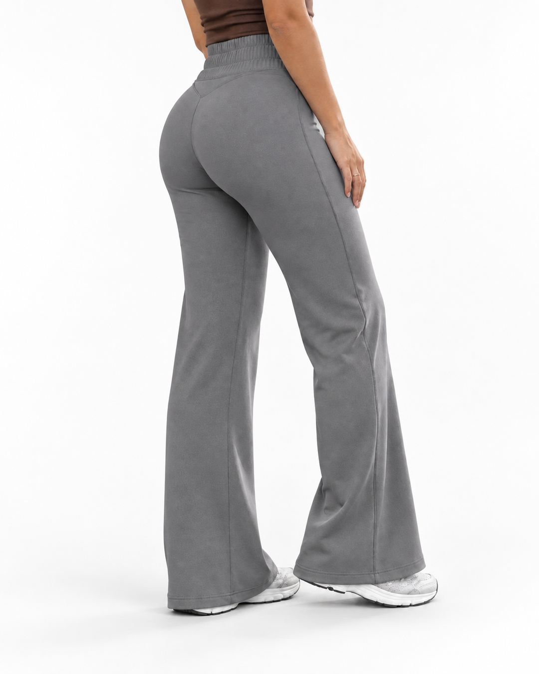 Flared Sportbroek met Hoge Taille