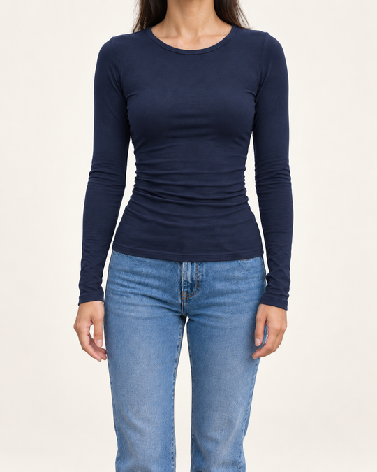 Slim fit truitje met lange mouw