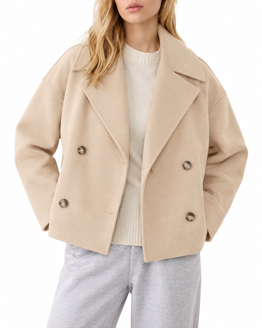 Korte trenchcoat