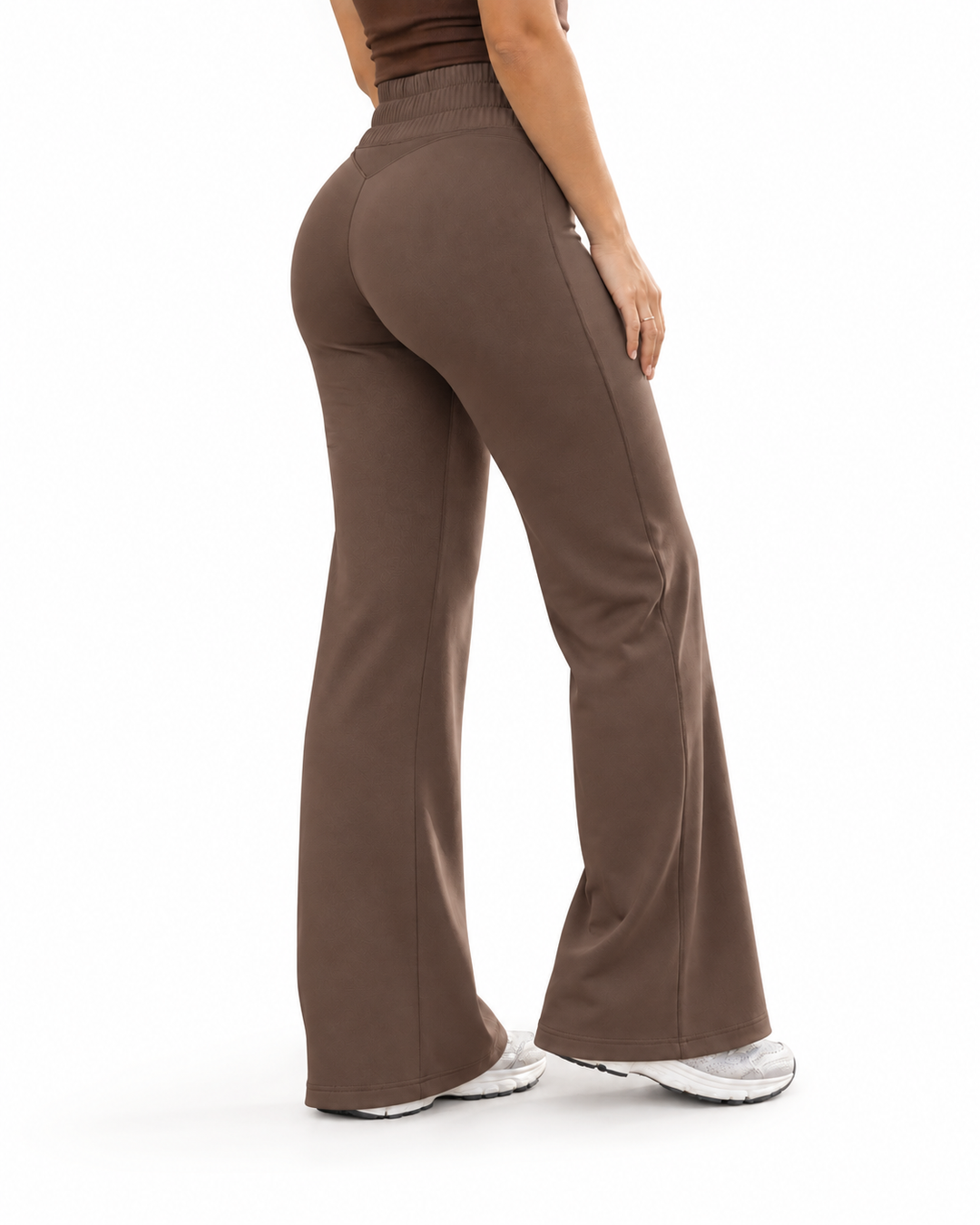 Flared Sportbroek met Hoge Taille