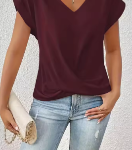 Shirt met drappage
