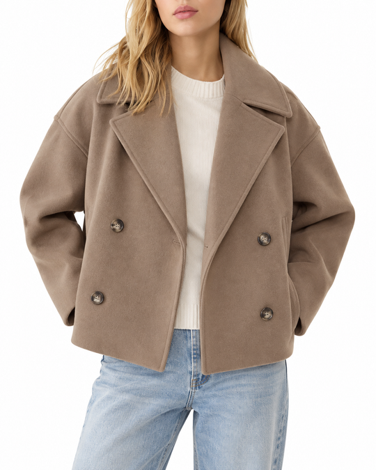 Korte trenchcoat