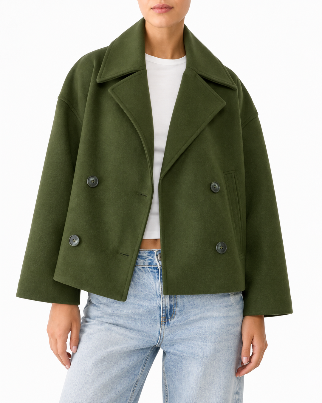 Korte trenchcoat