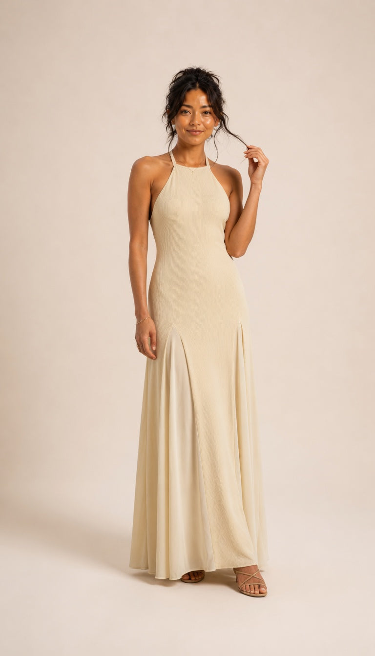 Elegante halterjurk