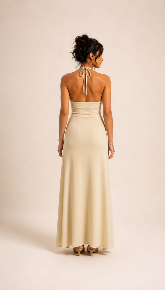 Elegante halterjurk